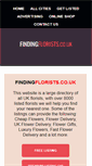 Mobile Screenshot of findingflorists.co.uk